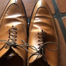 Premiata Uomo Men Brown Leather Shoes SZ 12 1Hand Made In Italy Minty Run Larger