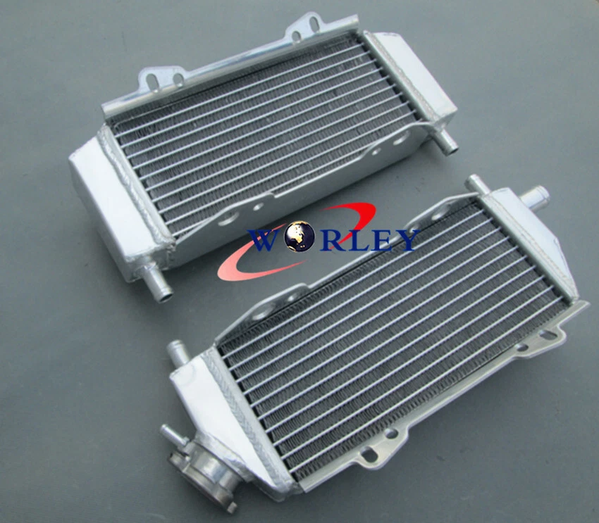 Radiador de alumínio 2 tempos 05 06 07 para KAWASAKI KX250 KX 250 2005 2006 2007 - Imagem 4 de 4