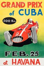 Grand Prix of Cuba at Havana 1958 Race Car Po...