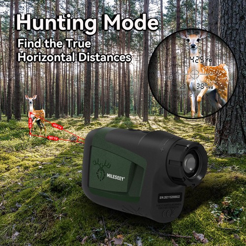 Mileseey 823M Laser Range Finder Hunting Rain Mode in rain and Fog Scan Mode - Picture 7 of 12