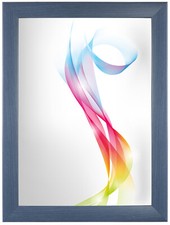 FRAMO Bilderrahmen Schiefer Blau -Foto Poster Puzzle Rahmen- Alle TOP Größen