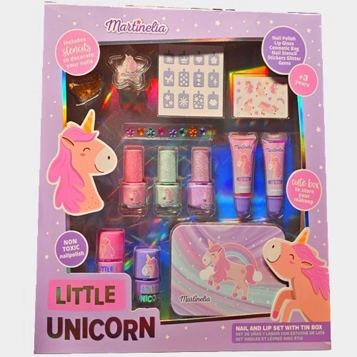 Martinelia Supergirl Little Unicorn Design Kreativ Beauty Tin SET 13teilig(87)
