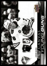 2022-23 Upper Deck #C104 Jakub Galvas UD Canvas Black & White