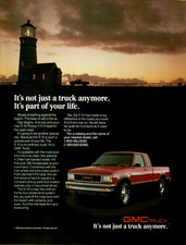 1989 Gmc S-15 Pickup Truck 4x4 4.3 Liter V-6 Lighthouse Photo Vintage Print Ad 1989 Gmc S-15 Pickup Truck 4x4 4.3 Liter V-6 Lighthouse Photo Vintage Print Ad