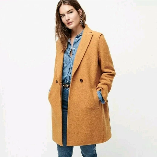 Italian boiled wool clearance coat