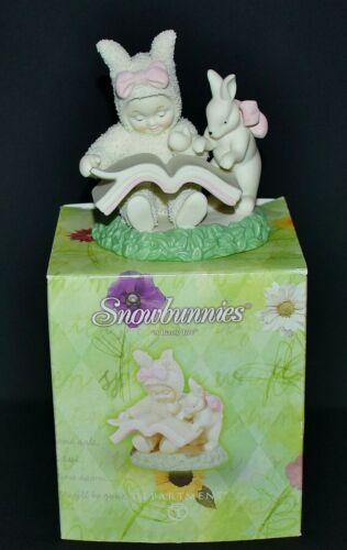 Department 56 Snowbunnies "A Bunny Tale" Figurine NIB - Picture 1 of 5