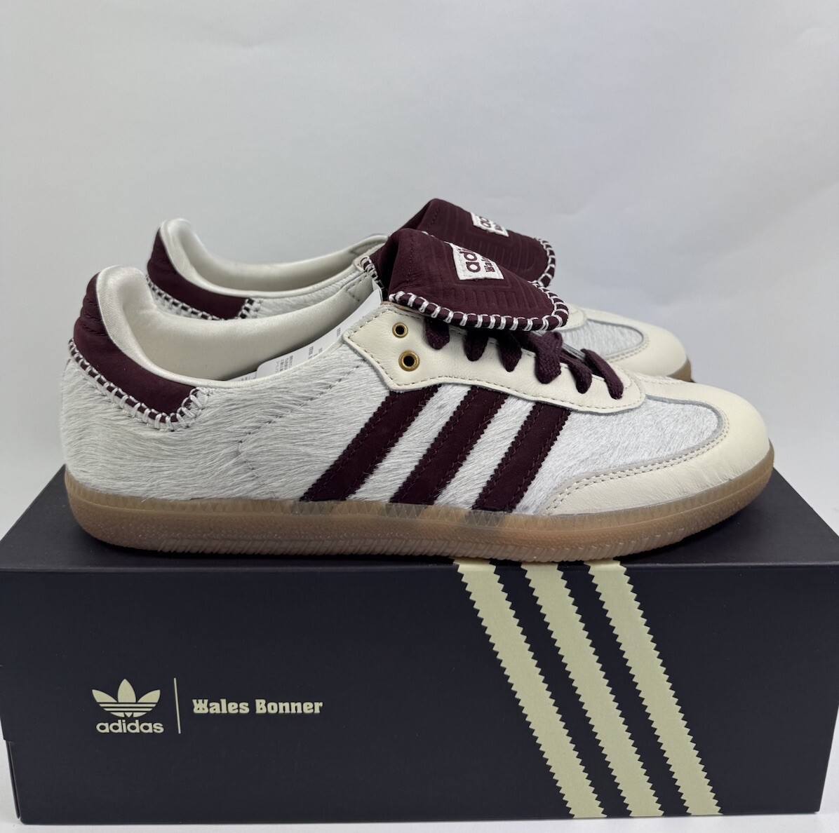 ADIDAS X WALES BONNER WHITE PONY SAMBA SNEAKERS | eBay ADIDAS X WALES BONNER WHITE PONY SAMBA SNEAKERS | eBay