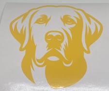 LABRADOR RETRIEVER Vinyl Decal Sticker Dog Yellow Black Lab Golden Multi Colors