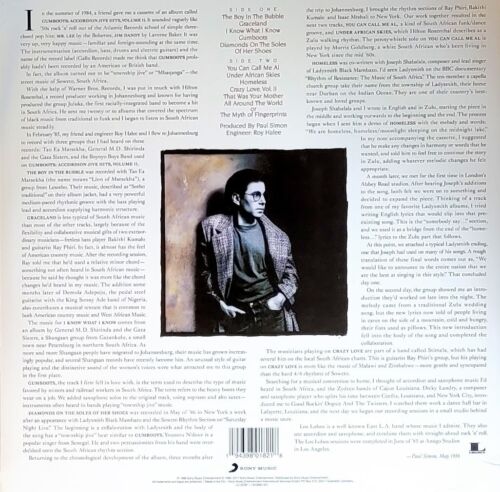 PAUL SIMON - GRACELAND - TRANSPARENT VINYL LP " NEW, SEALED " - Picture 2 of 2