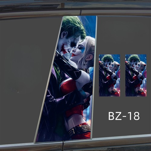 2x Halloween Car Center Pillar Sticker For B-pillar Protective Film Window Post - Picture 5 of 15
