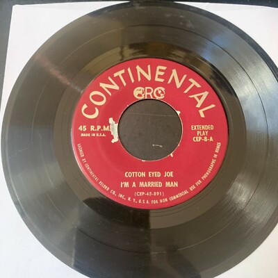 45 Herr Schmidt Italian Wedding Song/ Cotton Eyed joe   CONTINENTAL  VG+ 