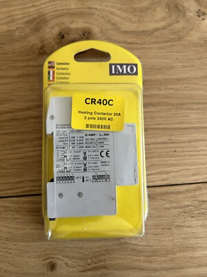 IMO 2-poliger Schütz mit 20 Ampere 230V Spule CR40C HC20-20