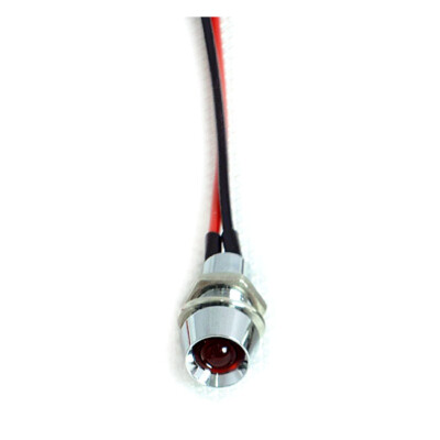 MCS Moto Custom Led Indicator Light 5/16 Inch Red For 12V custom ...
