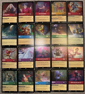 Disney Lorcana TCG CCG Rise Of Floodborn Holofoil Holo 20 Card Lot | eBay Disney Lorcana TCG CCG Rise Of Floodborn Holofoil Holo 20 Card Lot | eBay