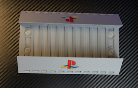 PlayStation 4 Pro Vertical Stand Classic Gray, 3d print.