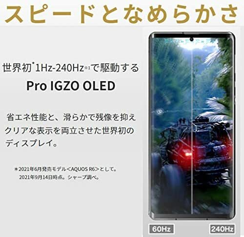 SHARP AQUOS R6 5G Android Phone Leica Lens 1 inch SH-M22