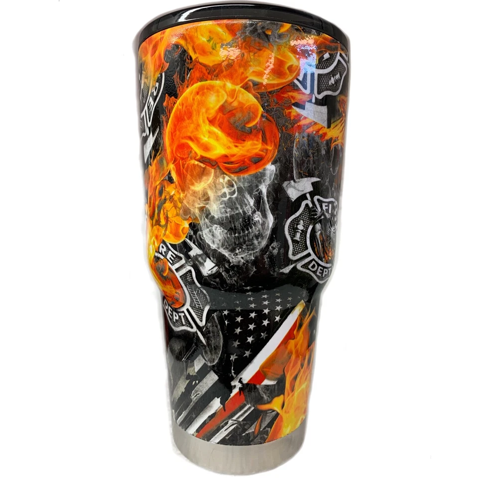 水转印膜 消防员头骨 水浸浸 7' x 20 — 第 3/4 张图片