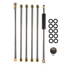 Pressure Washer Extension Wand 90 Inch Power Washer Lance 1/4 Inch Quick Conn...