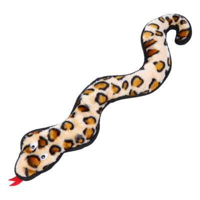 Pet Squeak Toy Dog Chewing Indestructible Squeaky Snake Plush Child Molar  UK