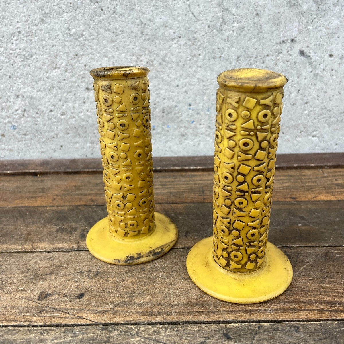 Schwinn YO Grips Yellow Old School BMX Freestyle 80s Predator