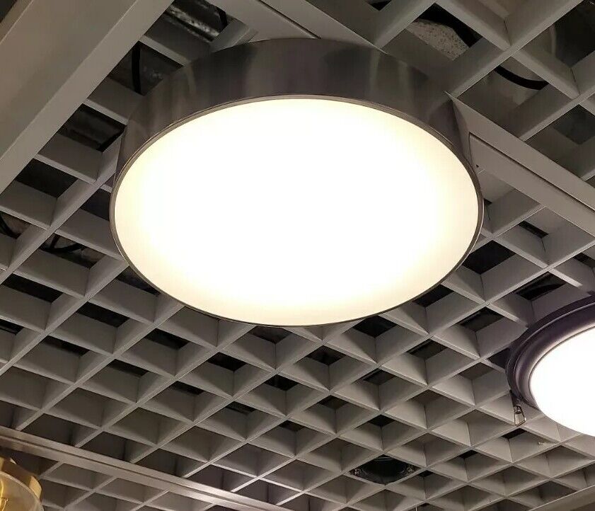 IKEA VIRRMO LED ceiling lamp, nickel plated/brushed metal 14 IKEA VIRRMO LED ceiling lamp, nickel plated/brushed metal 14