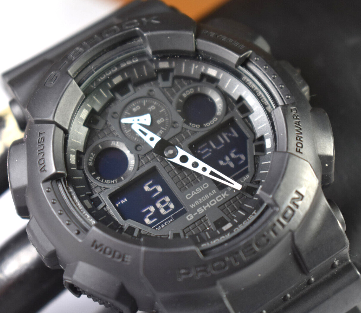 Casio GA100-1A1 (5081) Men's G-Shock Black Ana-Digital Watch NEW