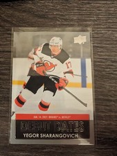 2021-22 Upper Deck Series 1 Hockey Debut Dates #DD-21 Yegor Sharangovich 