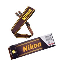 Nikon AN-6W Brown Braided Neck Strap for DSLR/Mirrorless, Genuine Logo fm Japan
