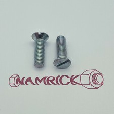 Image of BSF Countersunk Slotted Machine Screw BZP 1/4" 5/16" 3/8"