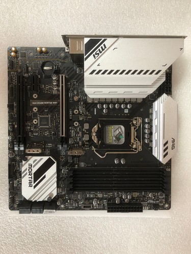 MSI MAG B560M MORTAR WIFI LGA1200 Intel B560 DDR4 Micro ATX Motherboard Tested - Imagen 2 de 7