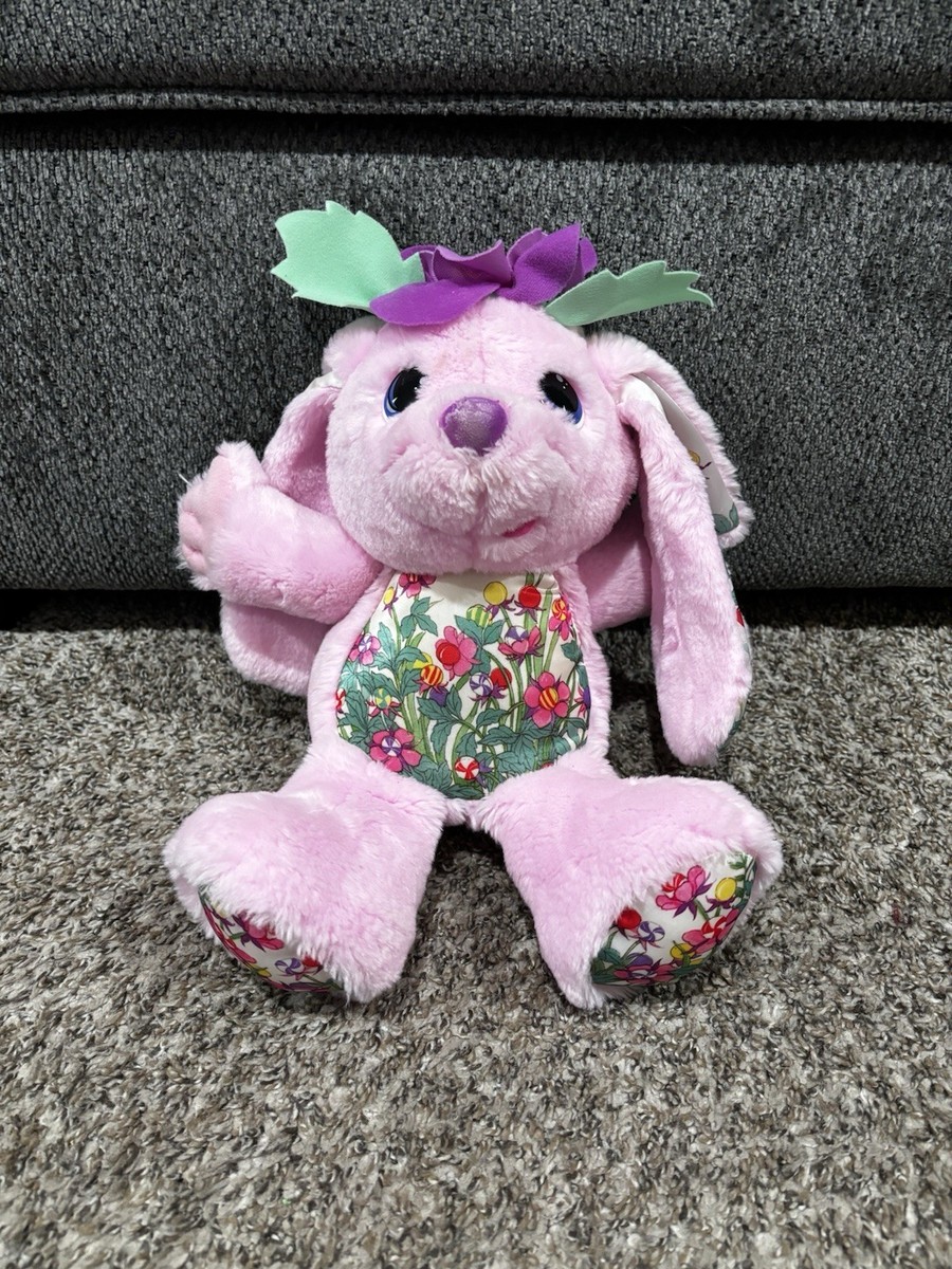 Peppermint Rose Candy Blossom Pink Bunny Lollipop Posey Plush