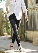 Frank and Eileen Black Sligo Stretchy Skinny Jean Black 1991 Womens 31 New