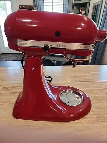 KitchenAid Artisan Series 5 Qt Tilt-Head Stand Mixer Red MIXER ONLY (KSM150PSER) - Bild 5 von 7
