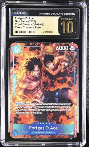 Portgas.D.Ace (Treasure Rare) graded CGC 10 for sale on eBay