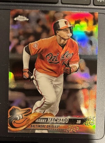 2018 Topps Chrome - Manny Machado #94 Refractor G7