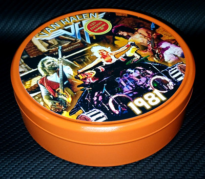 Van Halen Fair Warning Tour 1981 Tour Collectible Metal Canister 11 disc set NEW