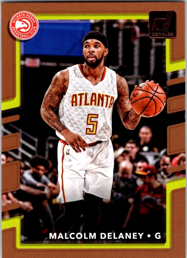 2017-18 Donruss - Malcolm Delaney - #4 Base Card - Atlanta Hawks