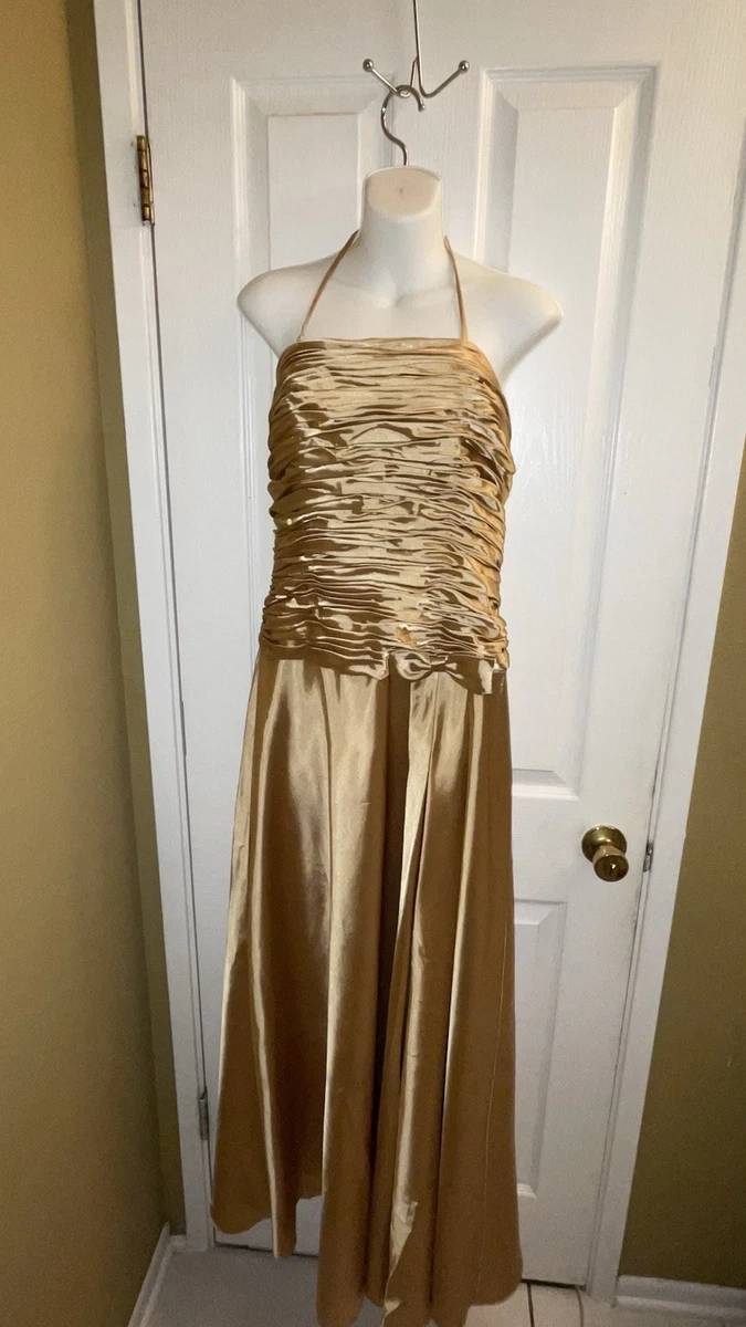 gold bridesmaid dress products for sale | eBay