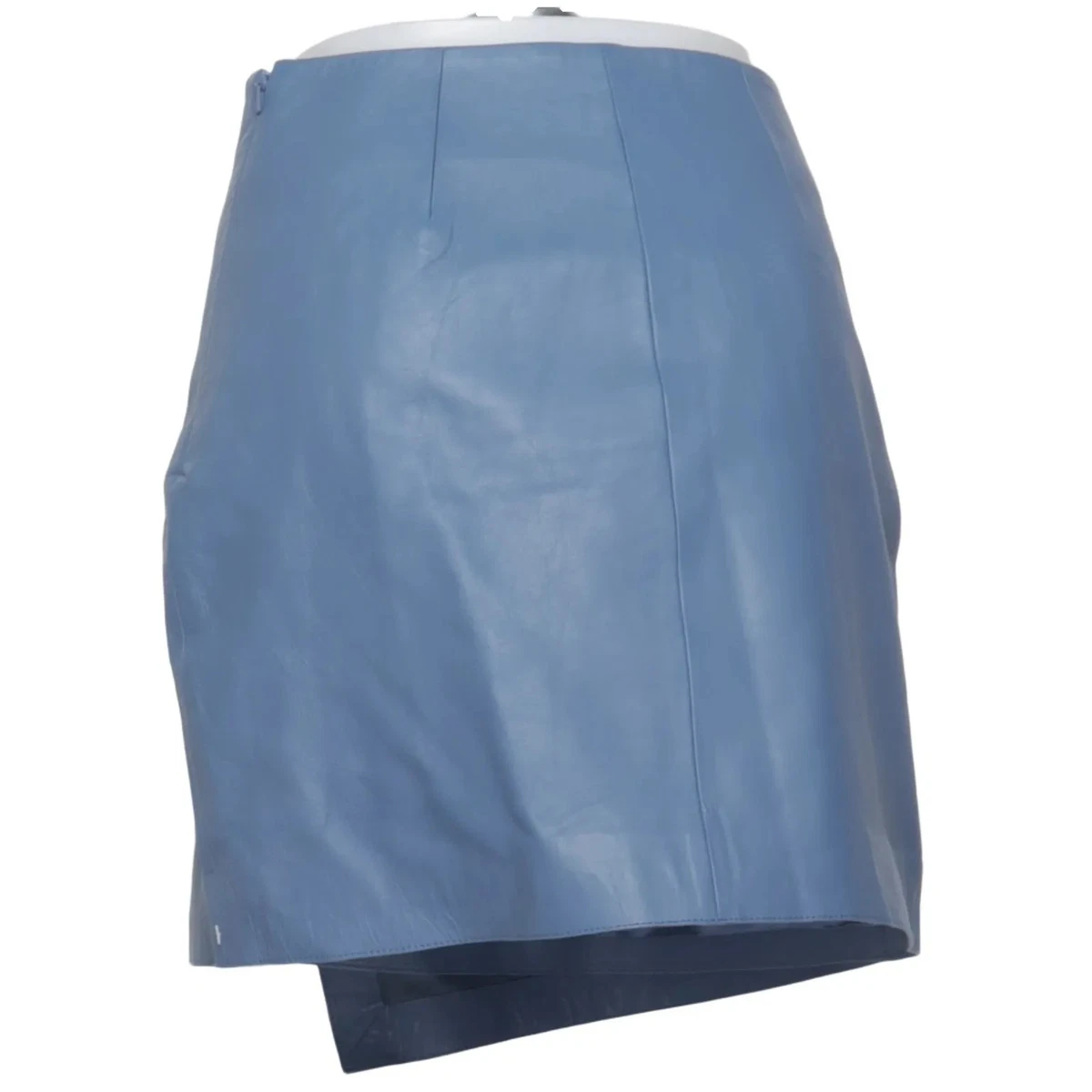 Dagmar, Wickelrock, Größe: 36, Blau, Leder, Einfarbig, Damen #t9O