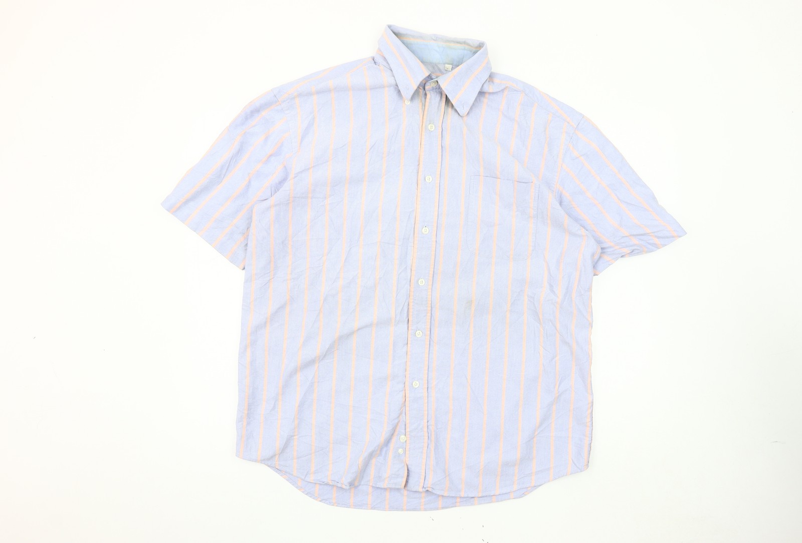 FILA Savile Row camicia uomo blu a righe manica corta L
