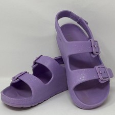 The Children's Place Toddler Girl's Purple Sparkle Sandals Size 10