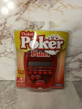 POCKET POKER by RADICA 2 Games - Draw & Deuces Handheld Electronic Game 2004 NEW