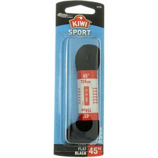 Kiwi Sport Laces, 45 in, Flat Black