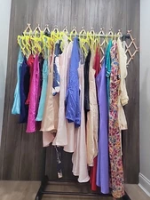 Lot of 25 Vintage & Modern Nightgowns Peignoirs Nylon  Maxi Mini Floral#4