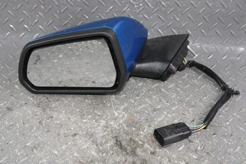15-20 Mustang Velocity Blue LH Left Driver Power Door Mirror Power Blind Signal
