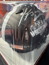 2026 Under Wraps WWE Rey Fenix WrestleMania 42 Mini Helmet Auto Silver 1/25