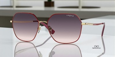 VOGUE VO4198S 280 36 Top Red Gold Pink Gradient Dk Grey 58 mm Women's Sunglasses