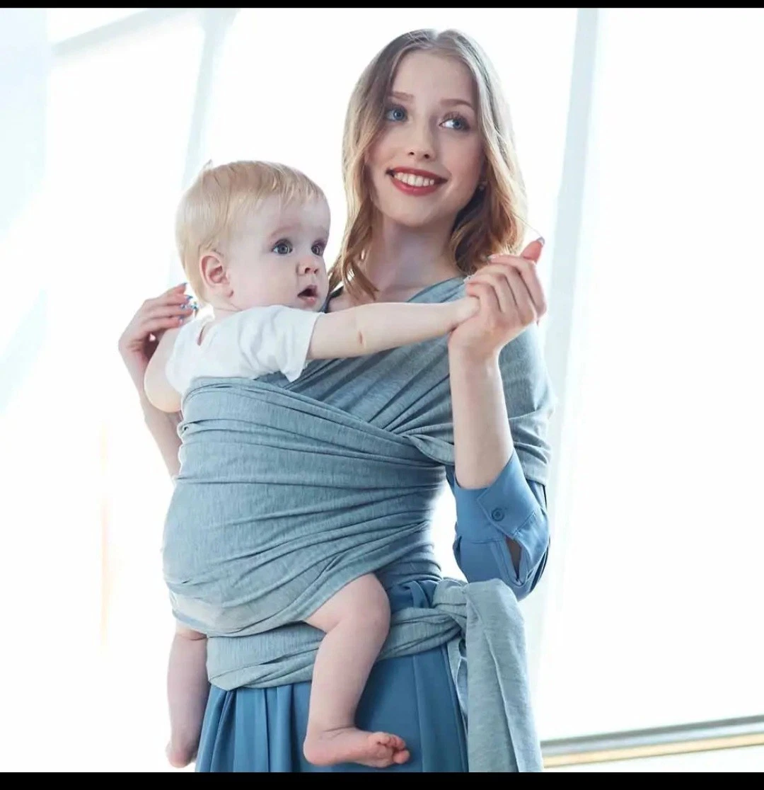 Baby Swaddle Carrier Sling Carrier One Size Fits All PINK Stretch New 44lbs New