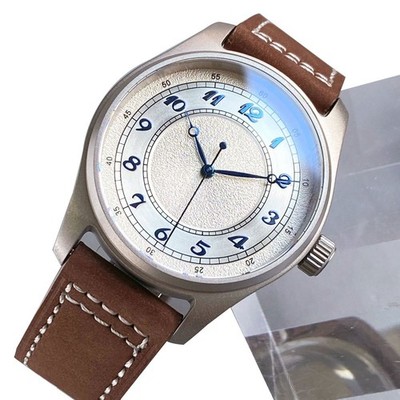 39mm NH35 Automatic Titanium Watch Arabic numerals Sapphire Crystal Glass 20ATM
