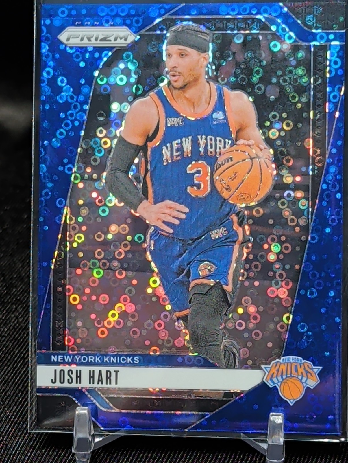 2024-25 Panini Prizm - Josh Hart #196 Blue Fast Break Prizm /150